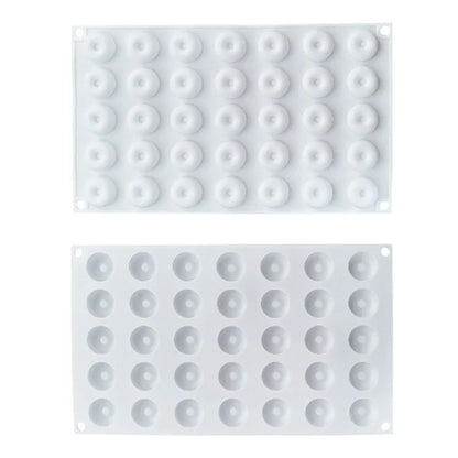 35 Grids Silicone Mold French Mousse Cake Mooncake DIY Baking Tool (BPA Free, No FDA Certificate)