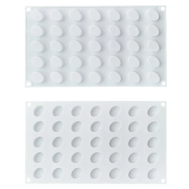 35 Grids Silicone Mold French Mousse Cake Mooncake DIY Baking Tool (BPA Free, No FDA Certificate)