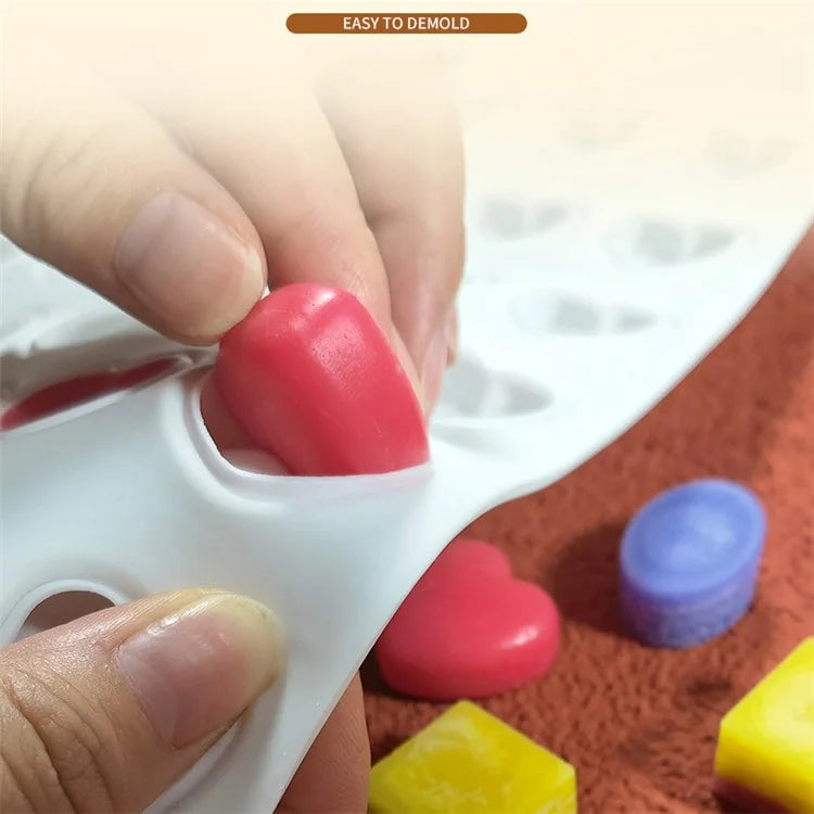 35 Grids Silicone Mold French Mousse Cake Mooncake DIY Baking Tool (BPA Free, No FDA Certificate)