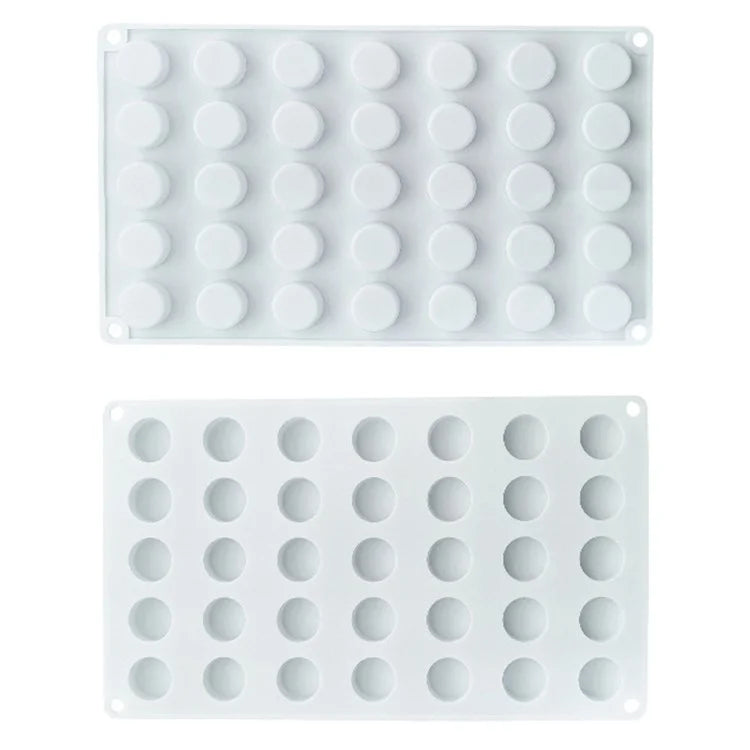 35 Grids Silicone Mold French Mousse Cake Mooncake DIY Baking Tool (BPA Free, No FDA Certificate)