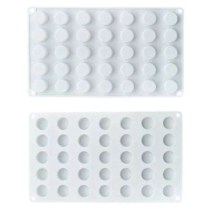 35 Grids Silicone Mold French Mousse Cake Mooncake DIY Baking Tool (BPA Free, No FDA Certificate)