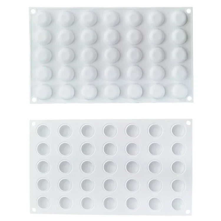 35 Grids Silicone Mold DIY Baking Pudding Mousse Cake Mold Kitchen Tool (BPA Free, No FDA Certificate)