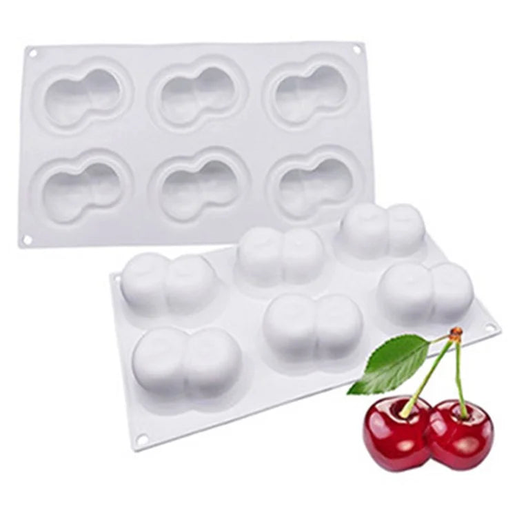 Fruit Shape Mousse Cake Silicone Mold Cute Dessert Making Mold (No FDA, BPA Free)