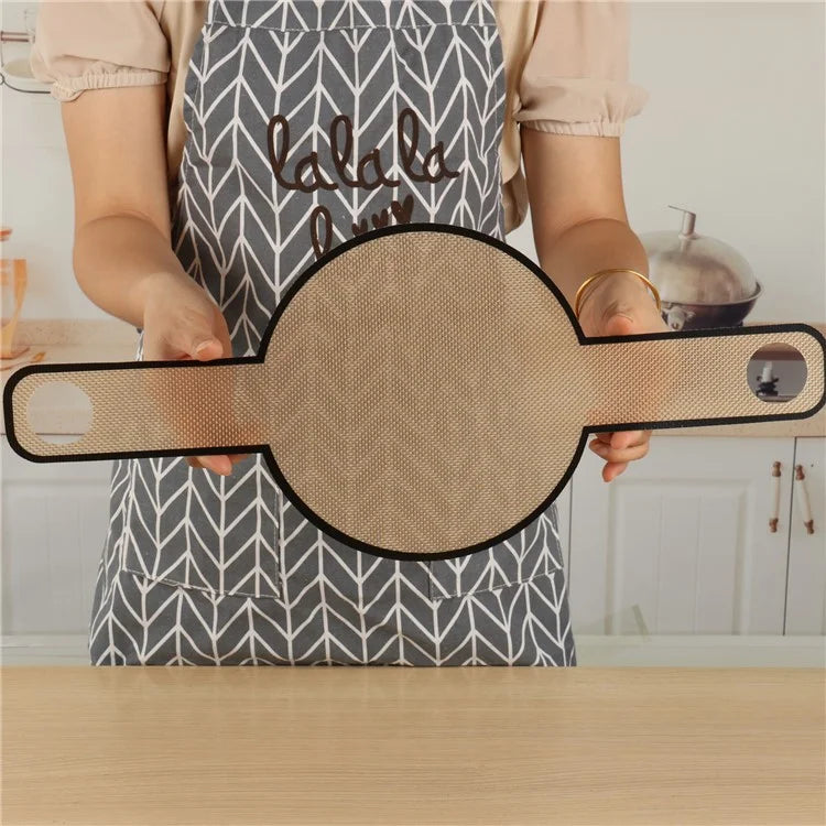 Dutch Oven Bread Baking Pad Long Handles Sling Non-stick Dough Transfer Pad (BPA Free, No FDA)