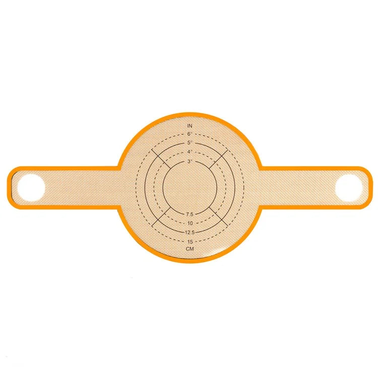 Dutch Oven Bread Baking Pad Long Handles Sling Non-stick Dough Transfer Pad (BPA Free, No FDA) / with Scale