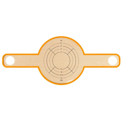 Dutch Oven Bread Baking Pad Long Handles Sling Non-stick Dough Transfer Pad (BPA Free, No FDA) / with Scale