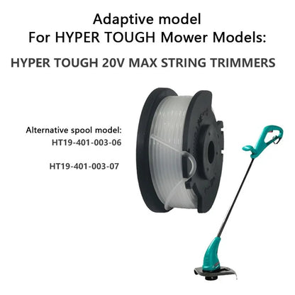 2PCS Replacement Spools for Hyper Tough 20V Max String Trimmer Wire Reels