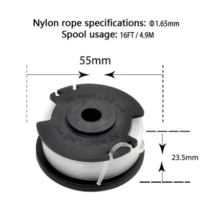 2PCS Replacement Spools for Hyper Tough 20V Max String Trimmer Wire Reels