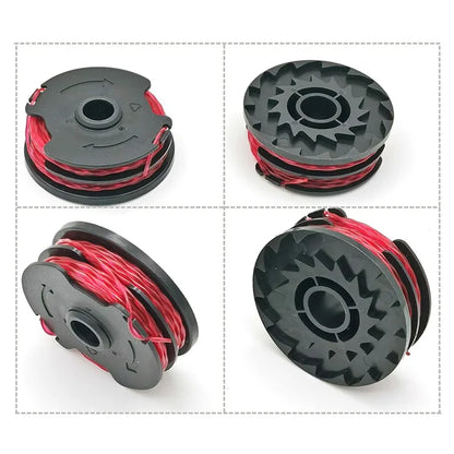 8Pcs Line Spool for Hyper Tough String Trimmer / Worx WG117 / WG118 Nylon Rope Wire Reels, HT18-401-004-01