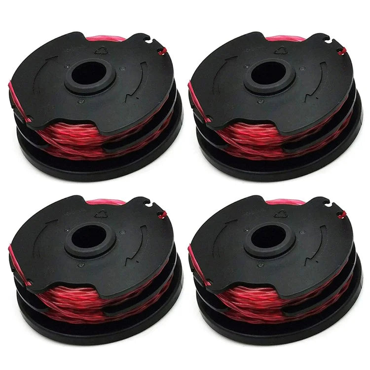 4Pcs Line Spool for Hyper Tough String Trimmer / Worx WG117 / WG118 Nylon Rope Wire Reels, HT18-401-004-01