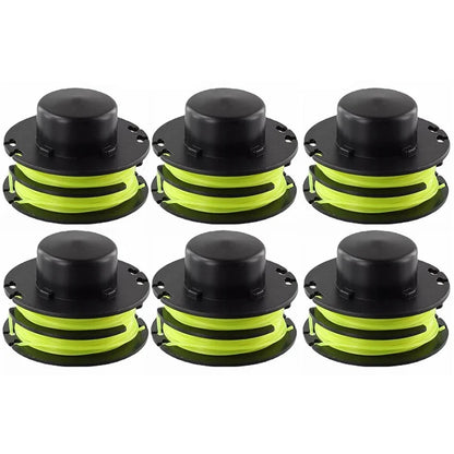 6PCS Nylon Wire Reels for Ryobi Lawn Trimmer Replacement Spools RAC119