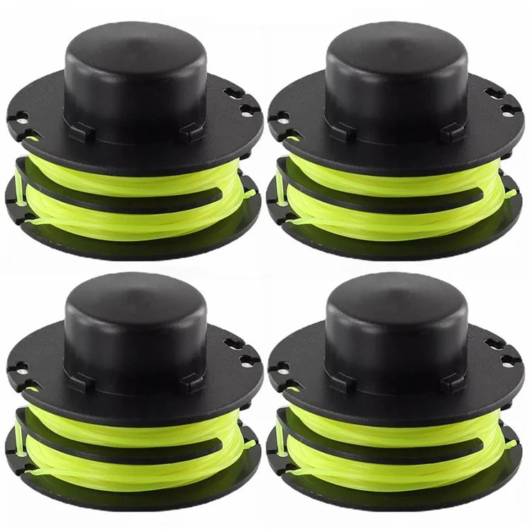 4PCS Replacement Spools for Ryobi Lawn Trimmer Nylon Wire Reels RAC119