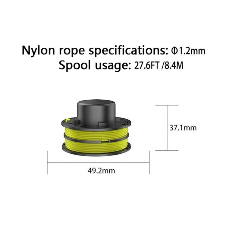 For Ryobi Lawn Trimmer Nylon Wire Reel RAC119 Replacement Spool
