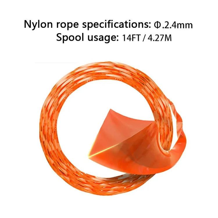 4Pcs for EGO POWER+ Lawn Mower 14ft / 4.27m Nylon Rope Replacement Trimming Line, AL2420P