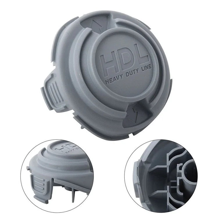 6Pcs For Black & Decker STC5433 Type 1 / STC5433PC Type 1 HDL ABS Heavy Duty Line Spool Cap, 90588530