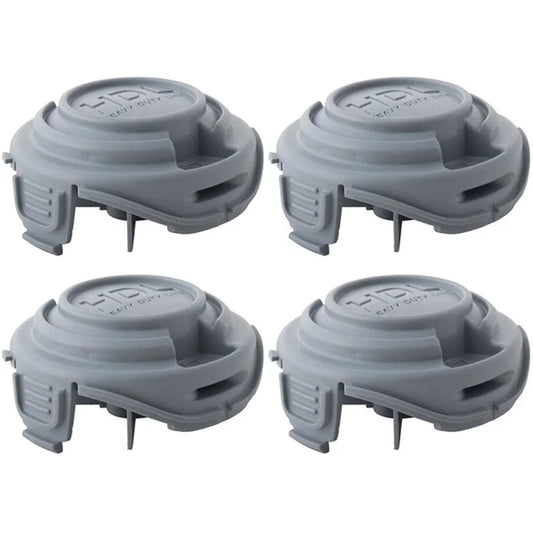 4Pcs For Black & Decker STC5433 Type 1 / STC5433PC Type 1 HDL Heavy Duty Line Spool Cap, 90588530