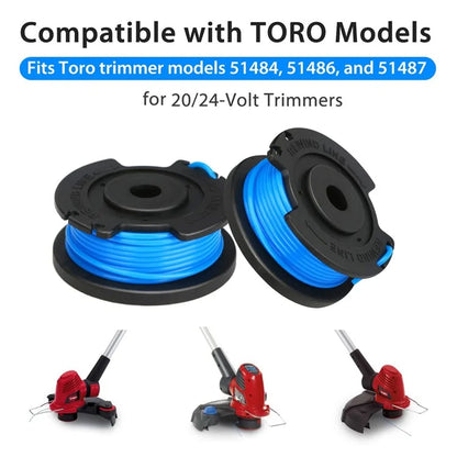 3Pcs for Toro 51484 51486 51487 20V / 24V Lawn Mower Line Spools, 88524
