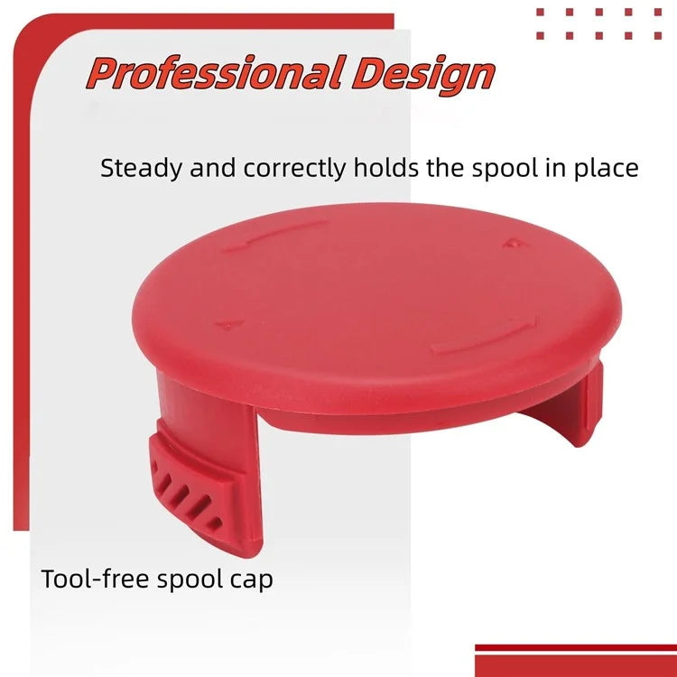 4Pcs Spool Cap for Toro Lawn Mower Replacement ABS Spool Cover, 125-8252