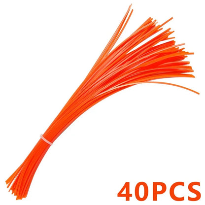 40Pcs for Worx WG430 Electric Leaf Shredder Replacement Trimming Lines, WA0050