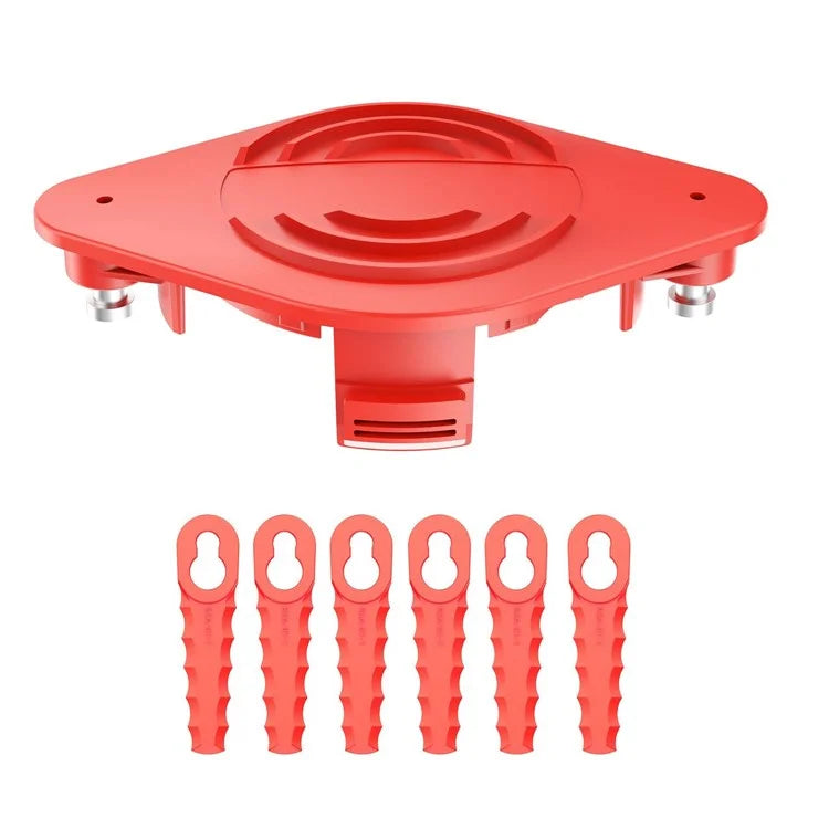 For Craftsman Trimmer 6PCS ABS Plastic Cutting Blades + 1PC Blade Disc (TLHGB-01)