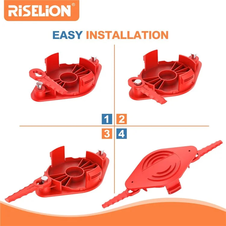 For Craftsman Trimmer 6PCS ABS Plastic Cutting Blades + 1PC Blade Disc (TLHGB-01)