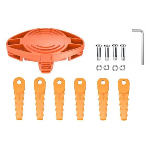 For Black & Decker Garden Lawn Mower Replacement Trimmer Head with 6 Blades