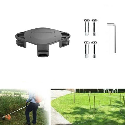 For Ryobi One+ Series Lawn Trimmer 10PCS Plastic Cutting Blades + 1PC Replacement Head (TLBR-01)