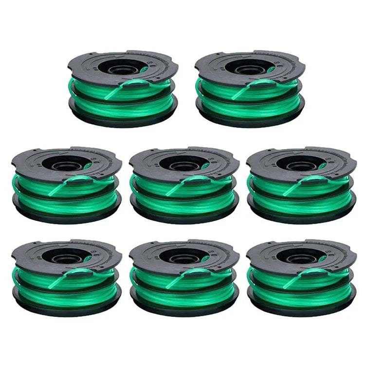 8Pcs Spool for Black & Decker GH1100 / GH1000 Type 4 / Type 3 / Type 2 / Type 1 Lawn Mower Part, DF-080-BKP