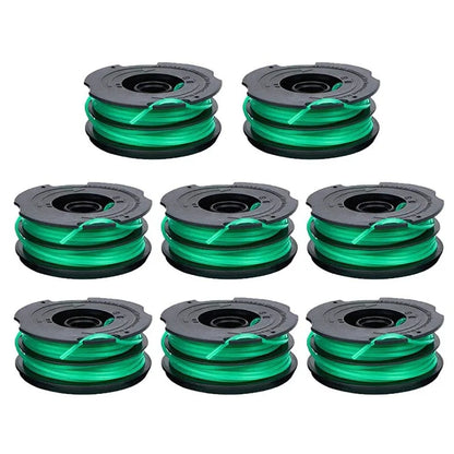 8Pcs Spool for Black & Decker GH1100 / GH1000 Type 4 / Type 3 / Type 2 / Type 1 Lawn Mower Part, DF-080-BKP
