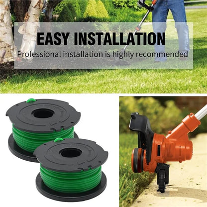 10Pcs Spool for Black & Decker GH3000 / GH3000R / LST540 / LST540B Lawn Mower Part, SF-080-BKP