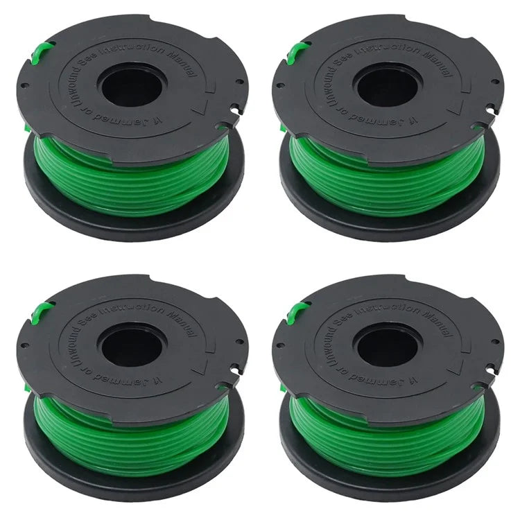 4Pcs Spool for Black & Decker GH3000 / GH3000R / LST540 / LST540B Lawn Mower Part, SF-080-BKP