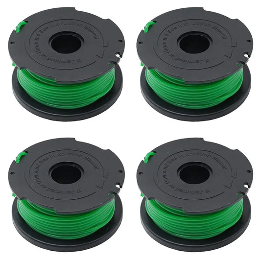 4Pcs Spool for Black & Decker GH3000 / GH3000R / LST540 / LST540B Lawn Mower Part, SF-080-BKP