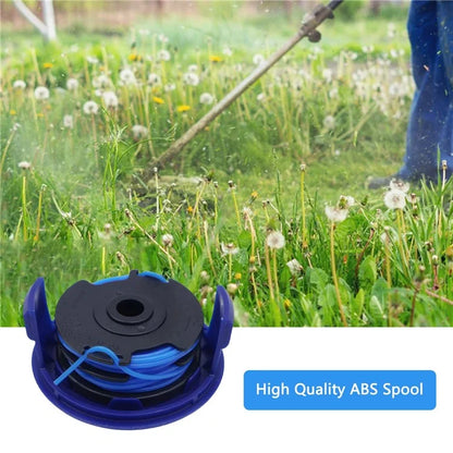6 TLG-03 Spool + 2 TLK-01 Spool Cap for Kobalt KST 120X  /  120X-06 Lawn Mower Replacement Part
