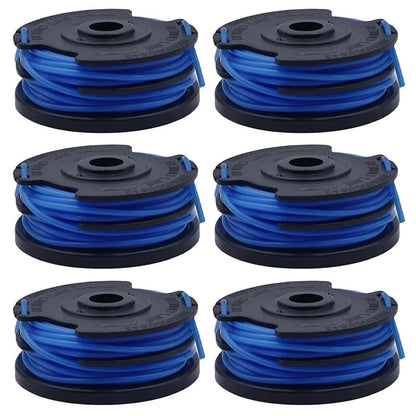 6Pcs TLG-03 Nylon Rope Line Spool for Kobalt KST 120X / 120X-06 Lawn Mower Replacement Part