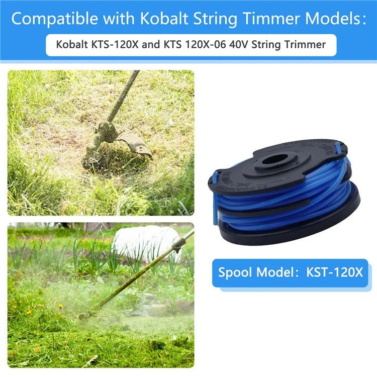 1Pc TLG-03 Nylon Rope Line Spool for Kobalt KST 120X / 120X-06 Lawn Mower Replacement Part
