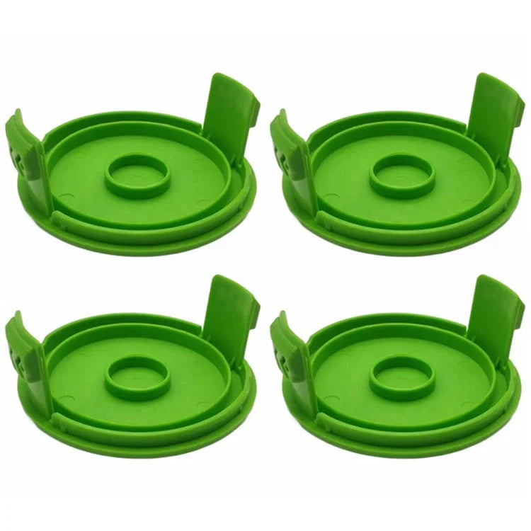 4Pcs Plastic Spool Cap for Greenworks 21272 / 21212 Lawn Mower Replacement Part, 3410468