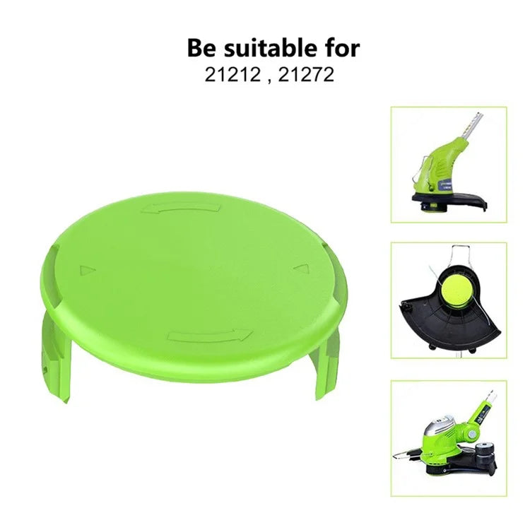 1Pc Plastic Spool Cap for Greenworks 21272 / 21212 Lawn Mower Replacement Part, 3410468