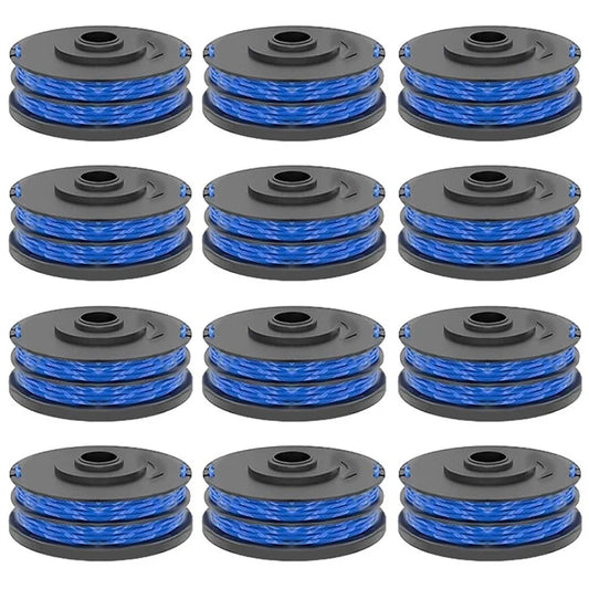 12Pcs RAC123 Lawn Mower Line Spool for Ryobi RLT6030 / RLT5127 / RLT5027 / RLT4125 / RLT4027 Grass Trimmer Replacement Part, 5132002671