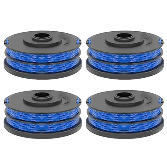 4Pcs RAC123 Lawn Mower Line Spool for Ryobi RLT6030 / RLT5127 / RLT5027 / RLT4125 / RLT4027 Grass Trimmer Replacement Part, 5132002671