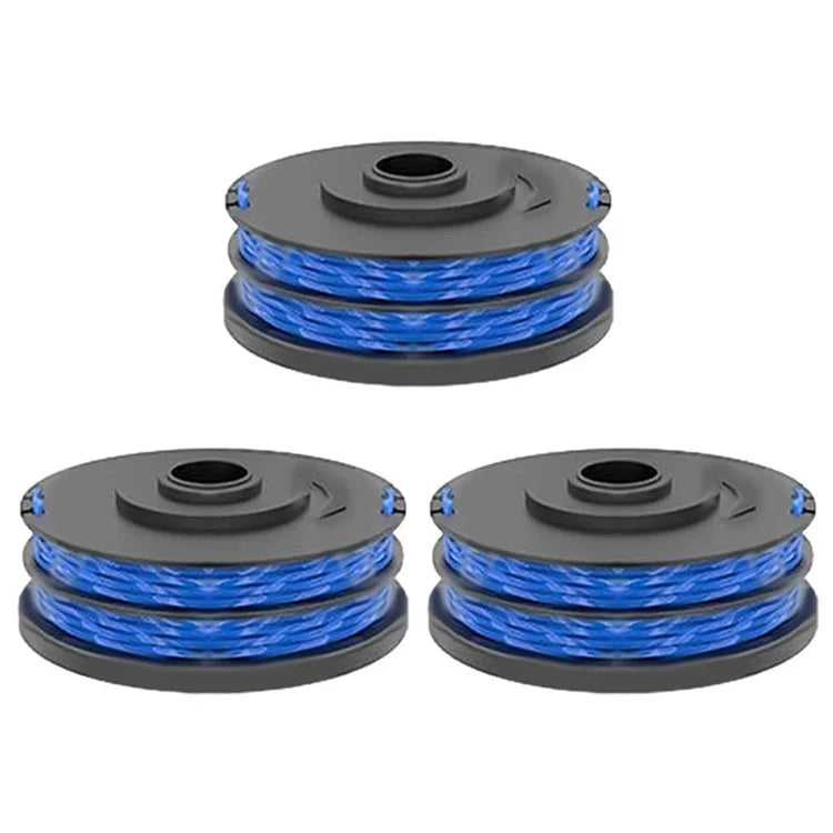 3Pcs RAC123 Lawn Mower Line Spool for Ryobi RLT6030 / RLT5127 / RLT5027 / RLT4125 / RLT4027 Grass Trimmer Replacement Part, 5132002671