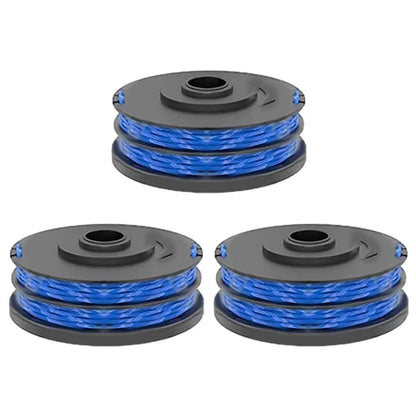 3Pcs RAC123 Lawn Mower Line Spool for Ryobi RLT6030 / RLT5127 / RLT5027 / RLT4125 / RLT4027 Grass Trimmer Replacement Part, 5132002671