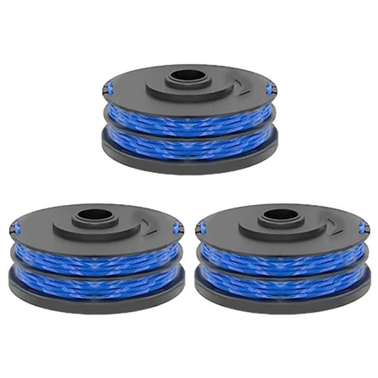 3Pcs RAC123 Lawn Mower Line Spool for Ryobi RLT6030 / RLT5127 / RLT5027 / RLT4125 / RLT4027 Grass Trimmer Replacement Part, 5132002671