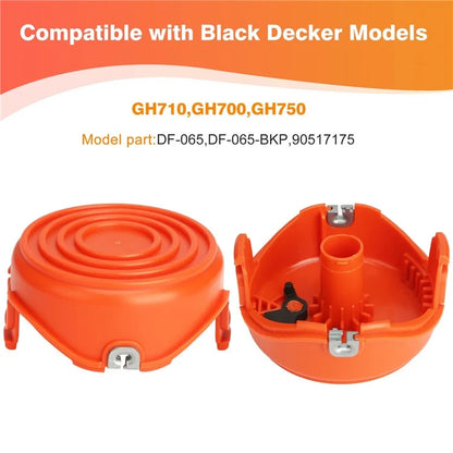 1Pc Spool Cap for Black & Decker GH750  /  GH710  /  GH700 Lawn Mower, DF-065-BKP / RC-065-P&90517175