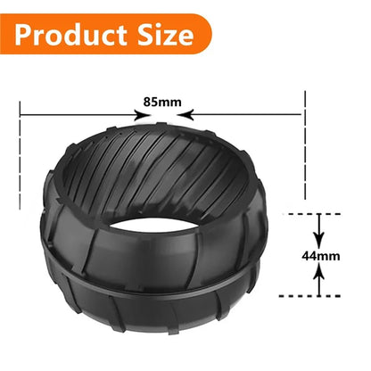 2Pcs Rubber Wheel Protector for Worx Landroid M1000 / M700 / M500 Plus / M500 / S300 Lawn Mower Part, RSXJ0002