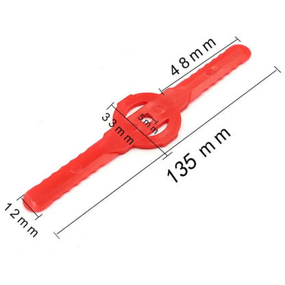 50Pcs For Weed Eater Lawn Mower Head Blades Grass Trimmer Replacement Plastic Cutter Blades