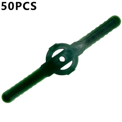 50Pcs For Weed Eater Lawn Mower Head Blades Grass Trimmer Replacement Plastic Cutter Blades