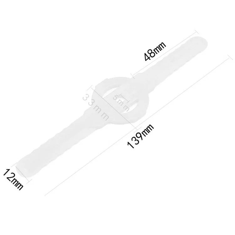 50Pcs For Weed Eater Lawn Mower Head Blades Grass Trimmer Replacement Plastic Cutter Blades