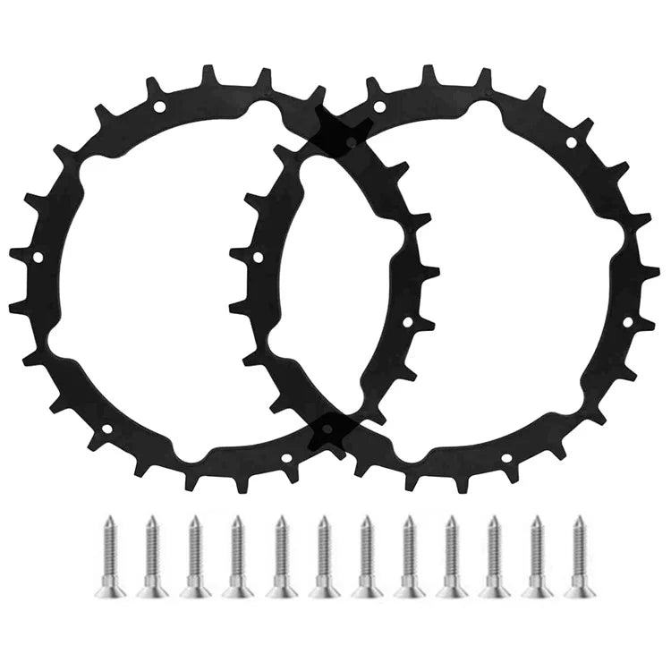 For Gardena Life 1000 / 600 / 500 Smart / 400 / 300 Lawn Mower 2 RSWG-01 Spikes + 14 Self-Tapping Screws