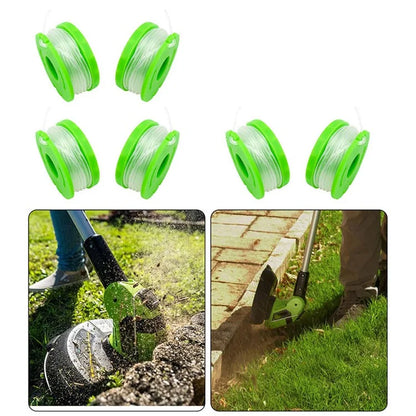 6PCS RS90121 Nylon Line Spools for Earthwise CST00012 / LST10012 / CST12010 Lawn Trimmer Wire Reels