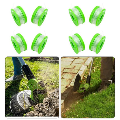 8PCS RS90121 Nylon Line Spools for Earthwise CST00012 / LST10012 / CST12010 Lawn Trimmer Wire Reels